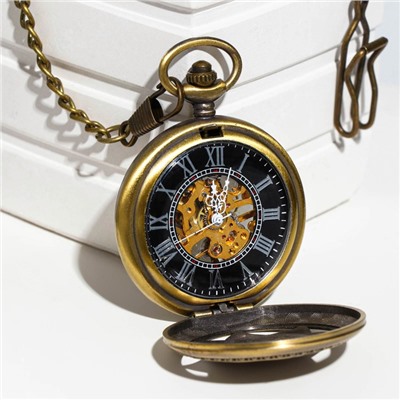 Часы карманные, механические "Классика" d циферблата 3.7 см