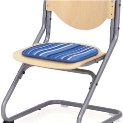 Подушка для стула Chair Plus, 340х340х10, Синие полос