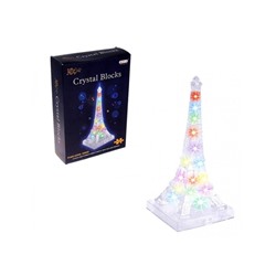 3D пазл crystal blocks эйфелева башня