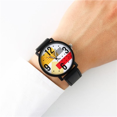 Набор: часы наручные и картхолдер «Всему свое время»