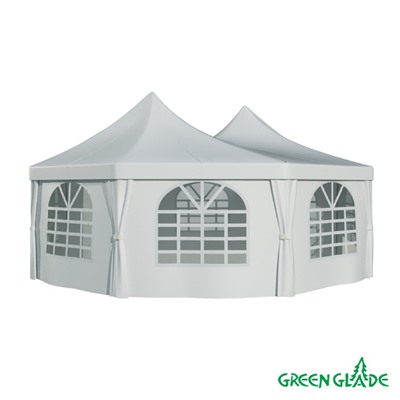 Садовый тент шатер Green Glade 1052 (8 граней)  Комплект из 2 коробок.