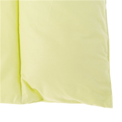 Подушка плоская OL-tex для новорожденных 40x60 см, микроволокно, тик фисташка, хлопок