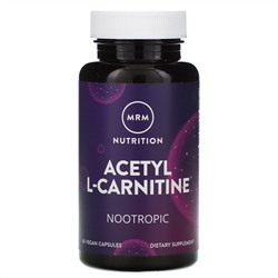 MRM, Nutrition, ацетил-L-карнитин, 60 веганских капсул