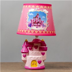 Лампа настольная "Королевство" розовый E14 40Вт 220В 32х20х20 см