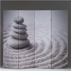 Ширма "Камни на песке", 200 × 160 см