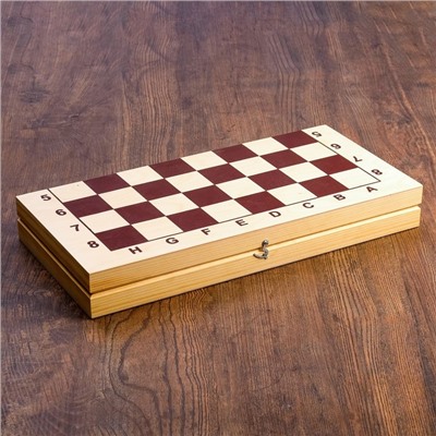 Доска шахматная гроссмейстерская, без фигур, 43х43 см