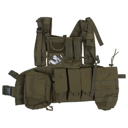 Жилет разгрузочный KINGRIN Tactical vest with accessory (OD) VE-17-OD