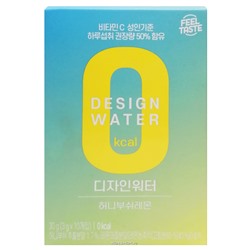 Бескалорийный напиток с медовой травой ханибуш, лимоном и витамином С "Design water" DaJung, Корея, 30 г