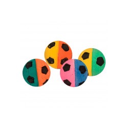 Игрушка Мяч футбольный двухцветный для кошек 2АГ