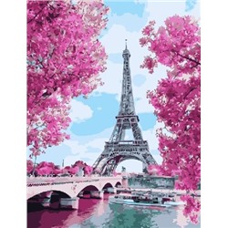Картина по номерам 40х50 - Сиреневый Париж