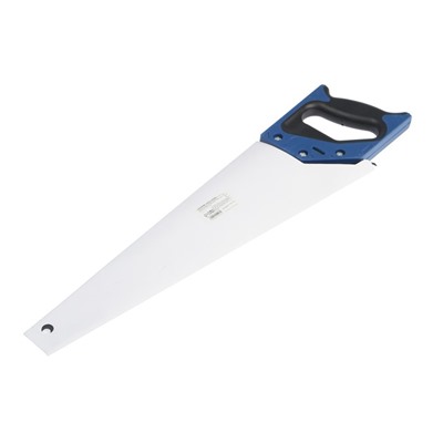 Ножовка по дереву ТУНДРА, 2К рукоятка, тефлоновое покрытие, 3D заточка, 7-8 TPI, 450 мм
