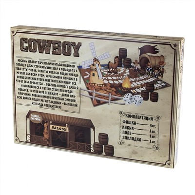 Настольная игра STRATEG 30314 Cowboy