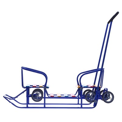 Санки-коляска «Погодки Универсал 1», цвет синий