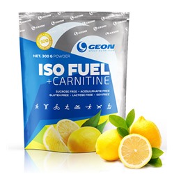Изотоник с карнитином со вкусом лимона Iso Fuel+Carnitine GEON 300 гр.