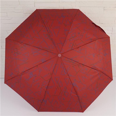 Зонт полуавтоматический «Buster», 3 сложения, 8 спиц, R = 47 см, цвет МИКС
