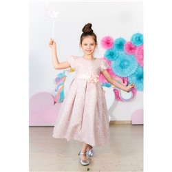 Платье нарядное для девочки MINAKU «Офелия», рост 116 см, цвет розовый/серебро