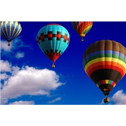 Картина по номерам 40х50 - Воздушные шары в небе