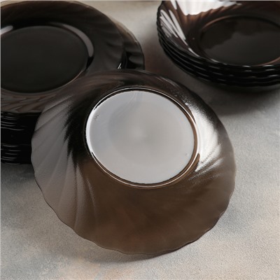 Столовый набор Ocean Eclipse, 31 предмет, цвет коричневый