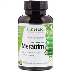 Emerald Laboratories, Meratrim, Stimulant Free, 800 mg, 60 Vegetable Caps