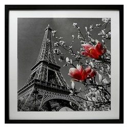 Картина "Весенний Париж" 70х70(74х74) см