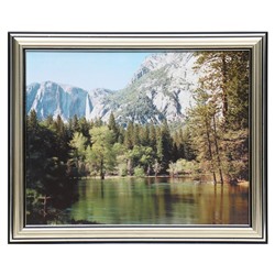 Картина "Озеро в горах" 20х25 (23х28) см