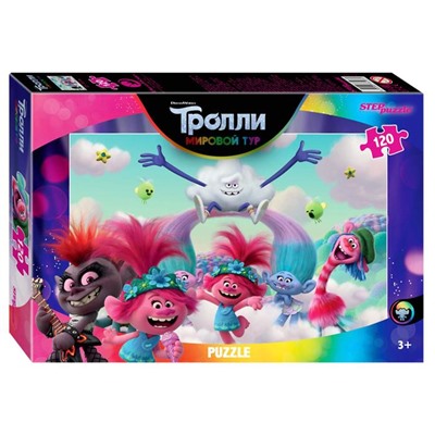 Пазл Trolls-2, 120 элементов, МИКС