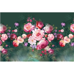 3D Фотообои «Розы в стиле барокко»
