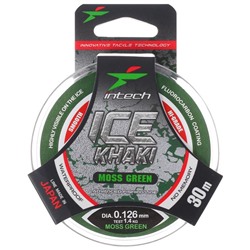 Леска Intech Ice Khaki moss green 0,126, 30 м