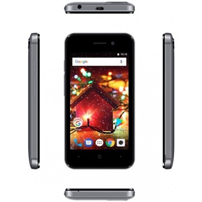 Смартфон Digma HIT Q401 Grey, 8Gb, 2sim, 4" TN, 800х480, 2Mp, серый