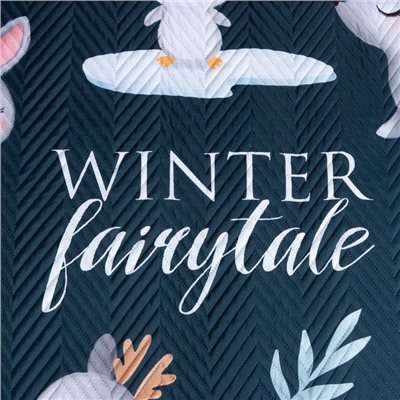 Покрывало детское Этель" 1,5 сп "Winter fairytale", 145х210 см, микрофибра