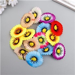 Цветы для декорирования "Хризантема маскарад" набор 15 шт МИКС 3,5х3,5 см