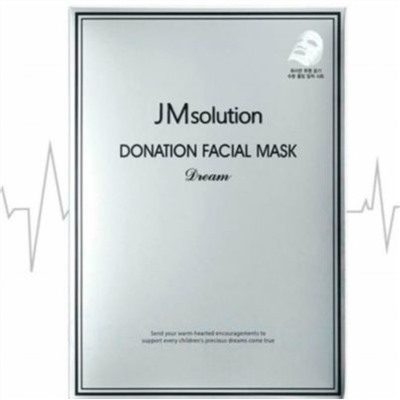 J Msolution Маска с гиалуроном и пептидами Donation Facial Mask Dream(37 мл)