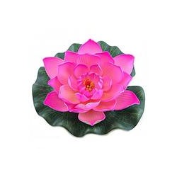 Цветок "Лотос", плавающий, розовый, d14,5 см SH 50308