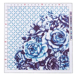 Канва для вышивания с рисунком «Розы», 41 × 41 см