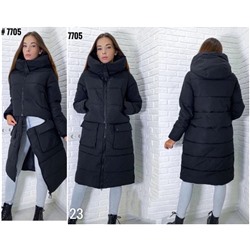 Болоневое пальто трансформер 7705 Чёрное DIM
