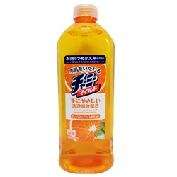 Средство для мытья посуды с натуральным маслом апельсина Charmy V Quick Lion, Япония, 400 мл