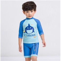 Детский купальный костюм с шапочкой для мальчика ZHTK7004