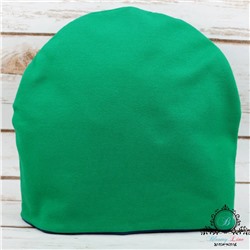 Двухслойная шапочка "Зеленая+синяя"