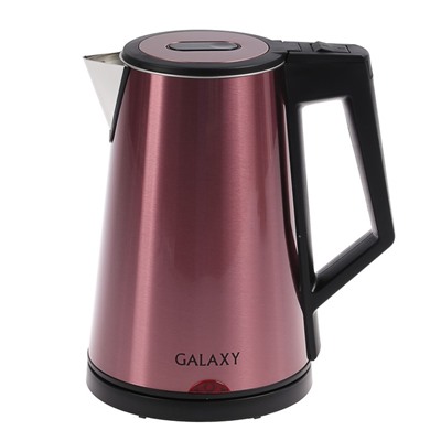 Чайник электрический Galaxy GL 0320, 2000 Вт, 1.7 л, цвет розовое золото