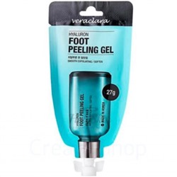 Скраб-гель для ног гиалуроновой кислотой VeraClara hyaluron foot peeling gel(27 гр)