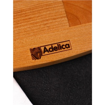 Подарочный набор посуды Adelica «Нарезка», доска для подачи 38×18×1,8 см, нож 22 см, берёза, сталь