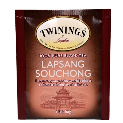 Twinings, "Лапсанг Сушонг", 100% чистый черный чай, 20 чайных пакетиков по 1,41 унции (40 г)