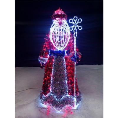 Светодиодная фигура «Дед Мороз», 75 × 170 × 75 см, 60 Вт, 220 В