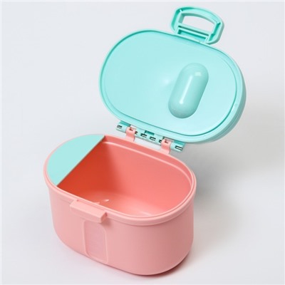 Контейнер для хранения детского питания «Корона», 240 гр., цвет розовый