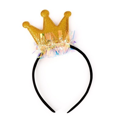 Карнавальный ободок «Корона», цвет золотой