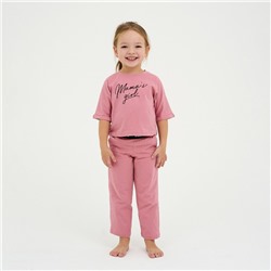 Пижама (футболка, брюки) KAFTAN "Pink" рост 98-104 (30)