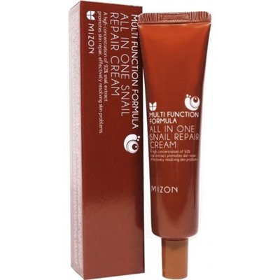 Крем для лица Mizon ALL IN ONE SNAIL REPAIR CREAM в тубе, 35 мл