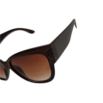 Солнцезащитные женские очки коричневые