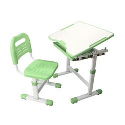Комплект парта и стул трансформеры Fundesk Sole Зеленый/Белый