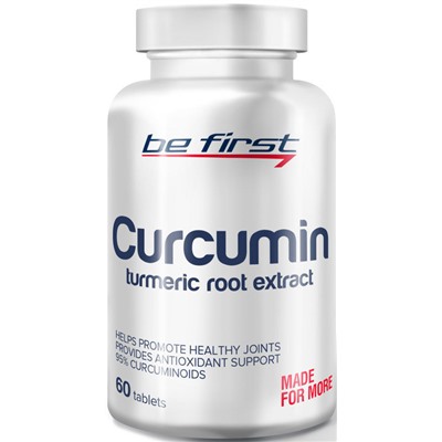 Куркумин для улучшения пищеварения Curcumin turmeric root extract Be First 60 таб.